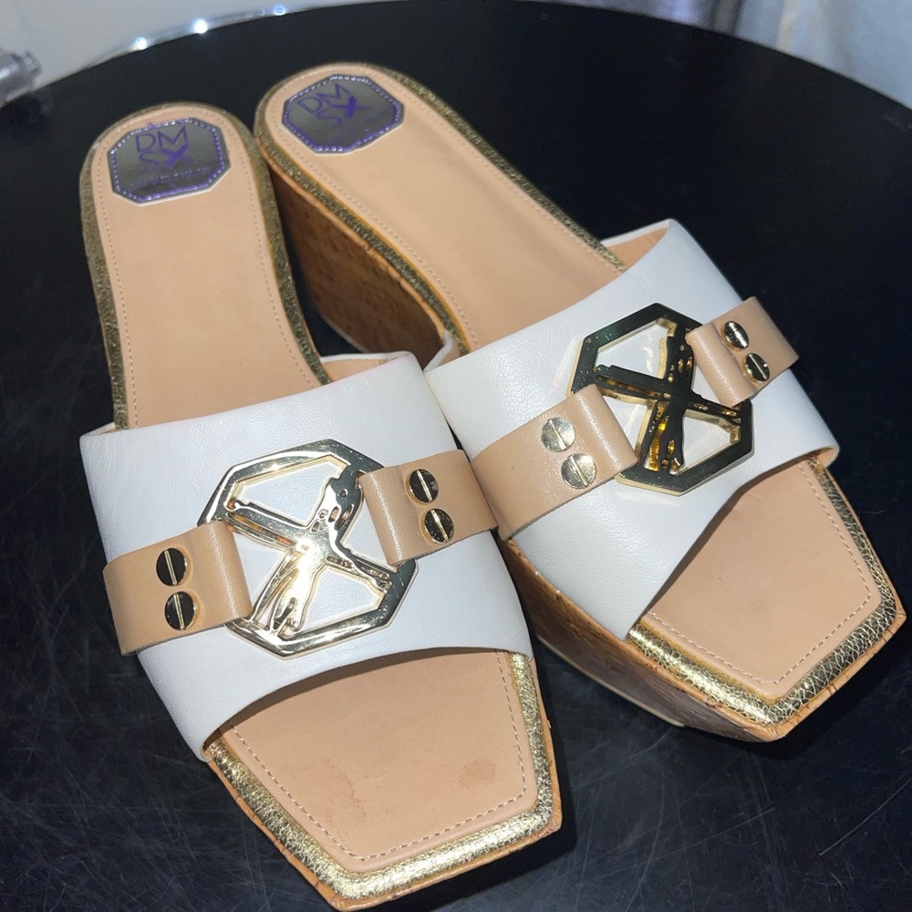 Nice wooden chunky platforms by Donald J Pilner